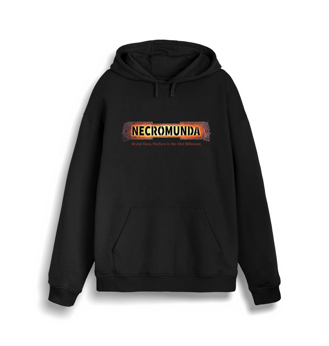 Black Premium Necromunda Logo Hoodie