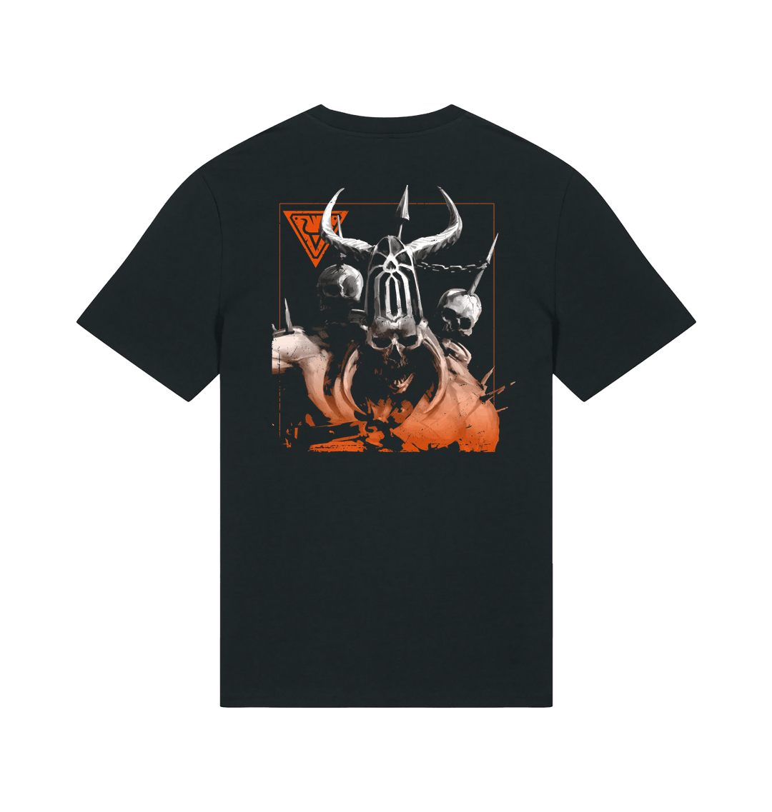 Black Printed T-shirt Back