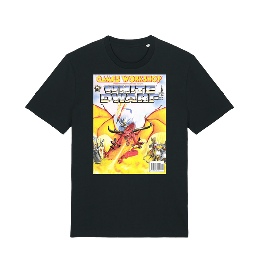 Black Printed T-shirt Front