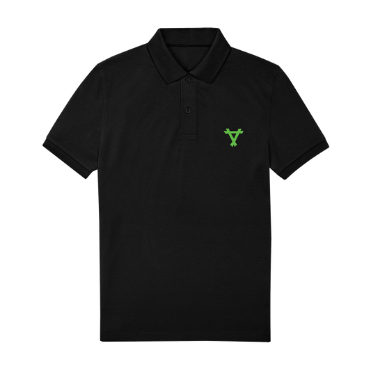 Black Polo Shirt Front