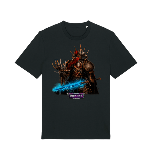 Black Printed T-shirt Front