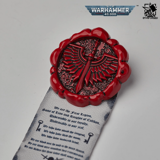 Starforged Warhammer 40,000 Dark Angels Purity Seal Brooch
