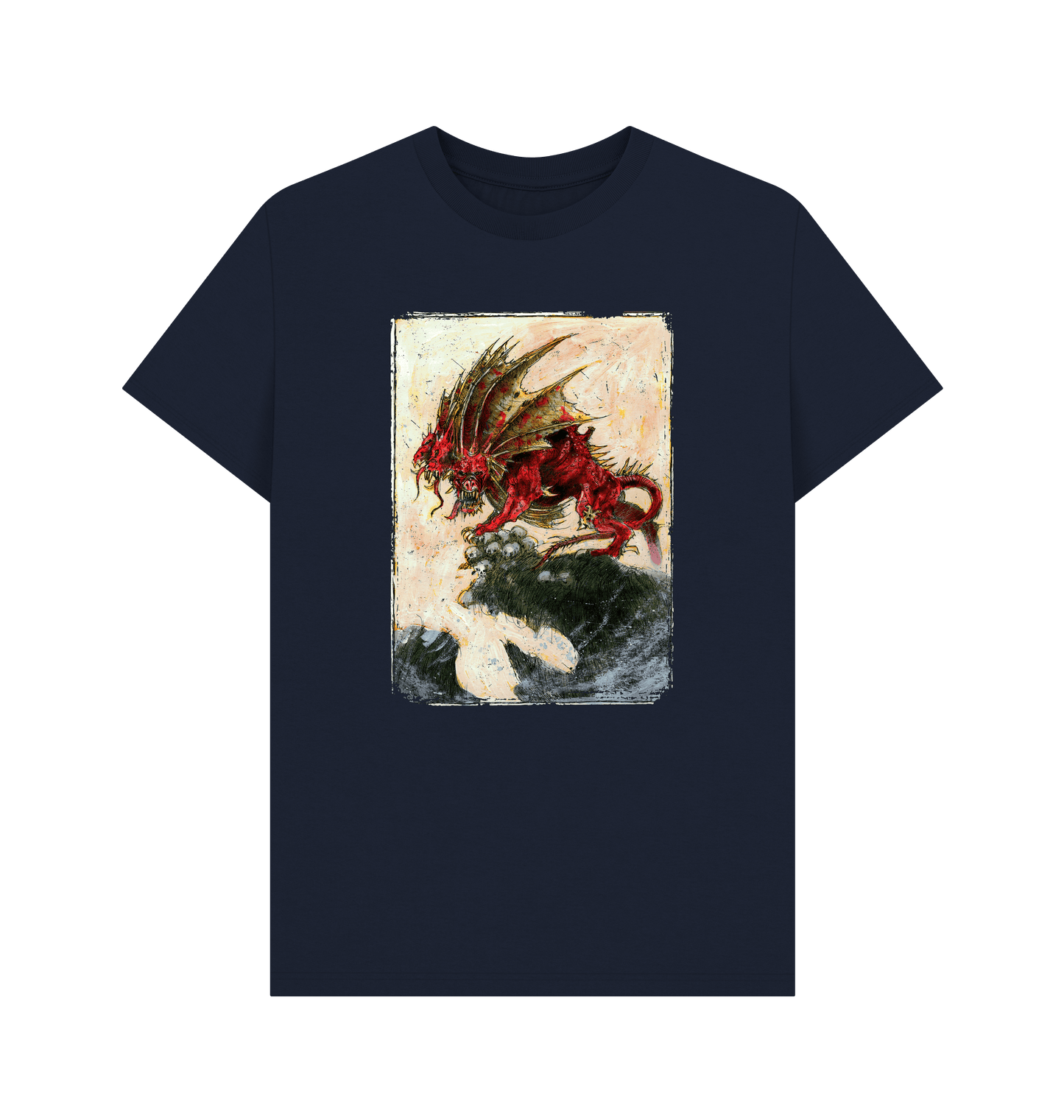 Navy Blue GRIMDARK - Karanak T Shirt