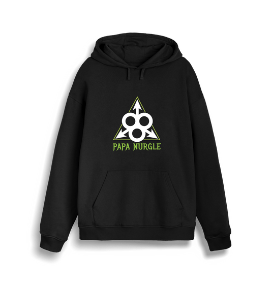 Black Printed Sweater Front