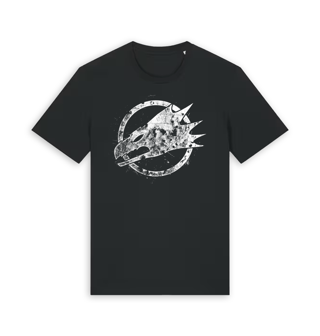 Black Printed T-shirt Front