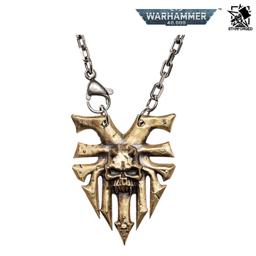 Starforged Warhammer 40,000 Ka'Bandha Khorne Chaos Demon Copper Necklace