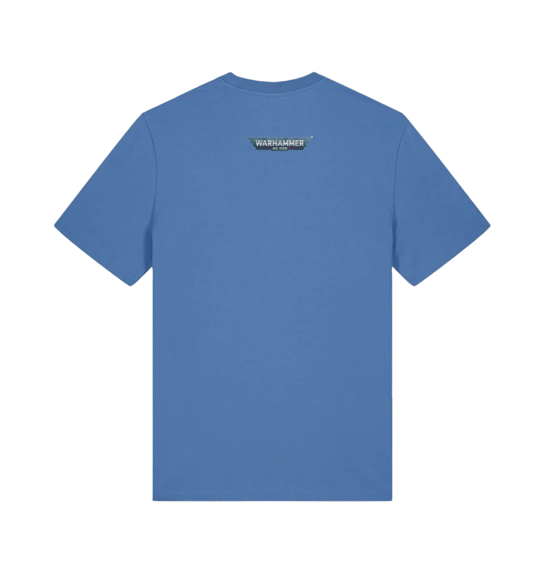 Bright Blue Printed T-shirt