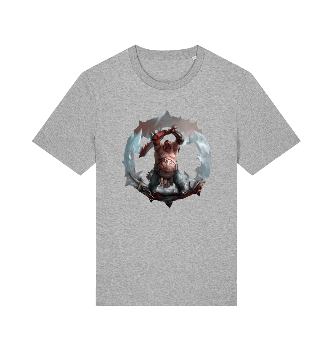 Heather Grey Printed T-shirt