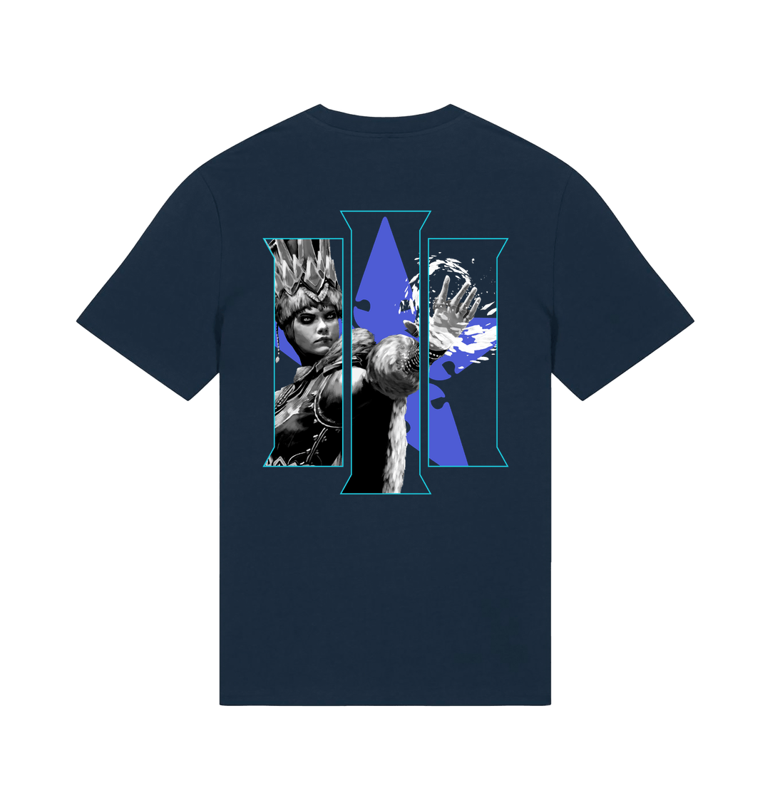 French Navy Printed T-shirt