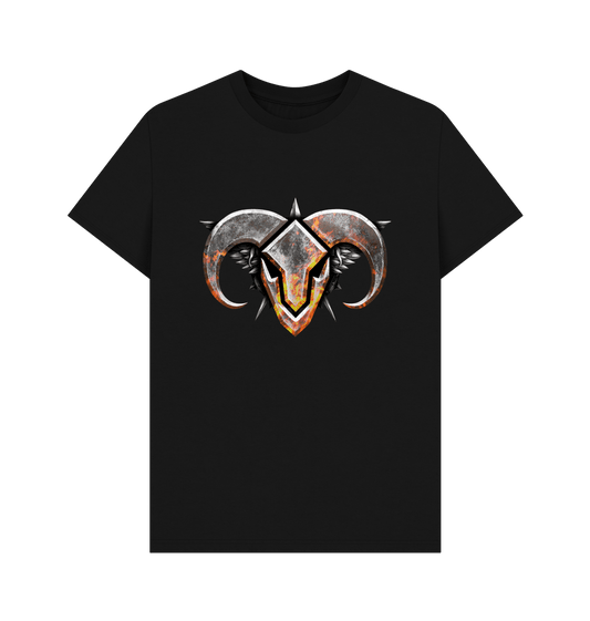 Black Solar Auxilia Saturnyne Rams Icon T Shirt
