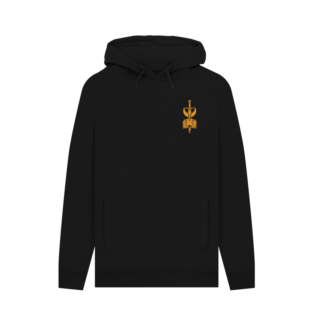 Black Printed Hoody