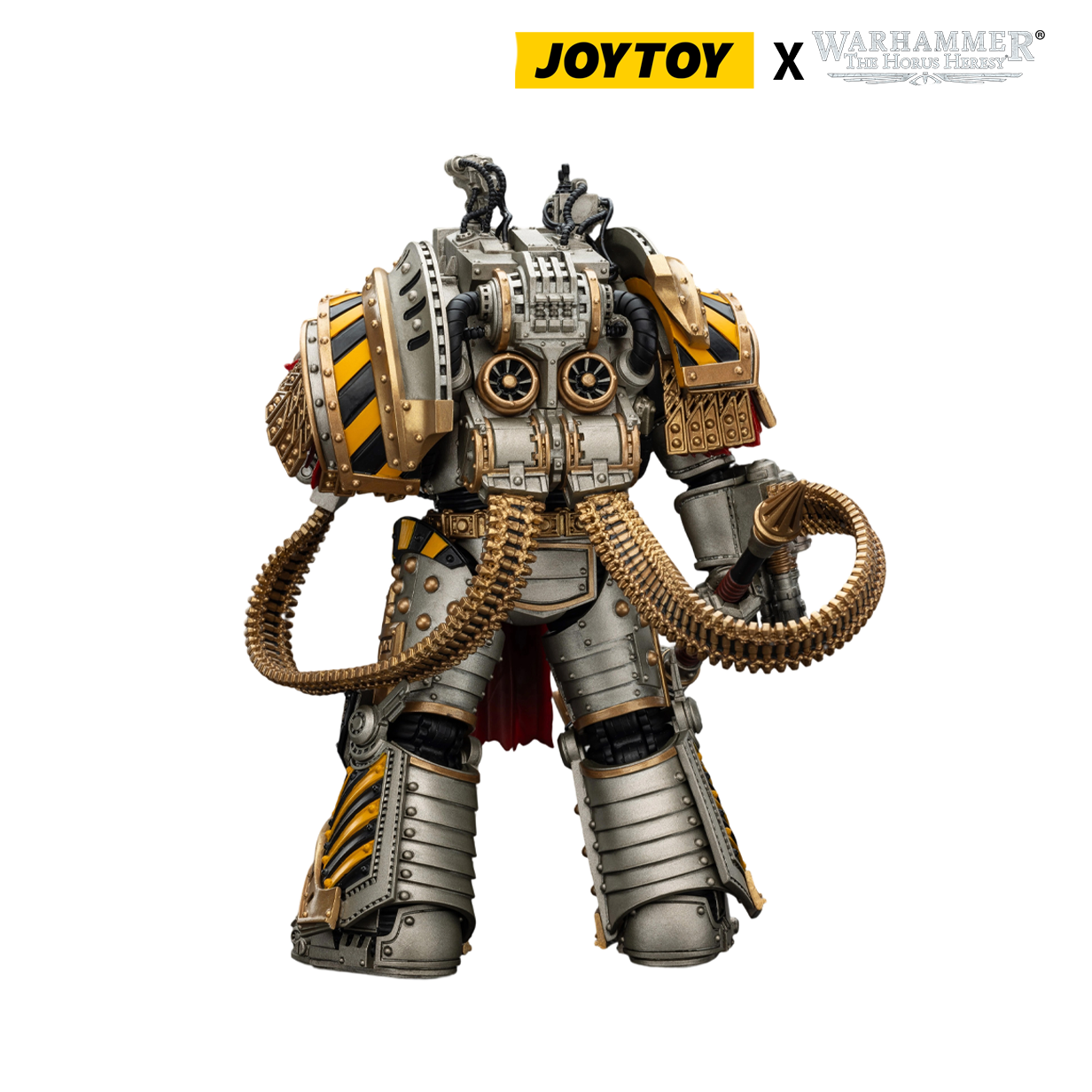 JoyToy Warhammer The Horus Heresy Action Figure - Iron Warriors, Perturabo, Primarch of the IVth Legion (1/18 Scale) & Exclusive T Shirt Preorder