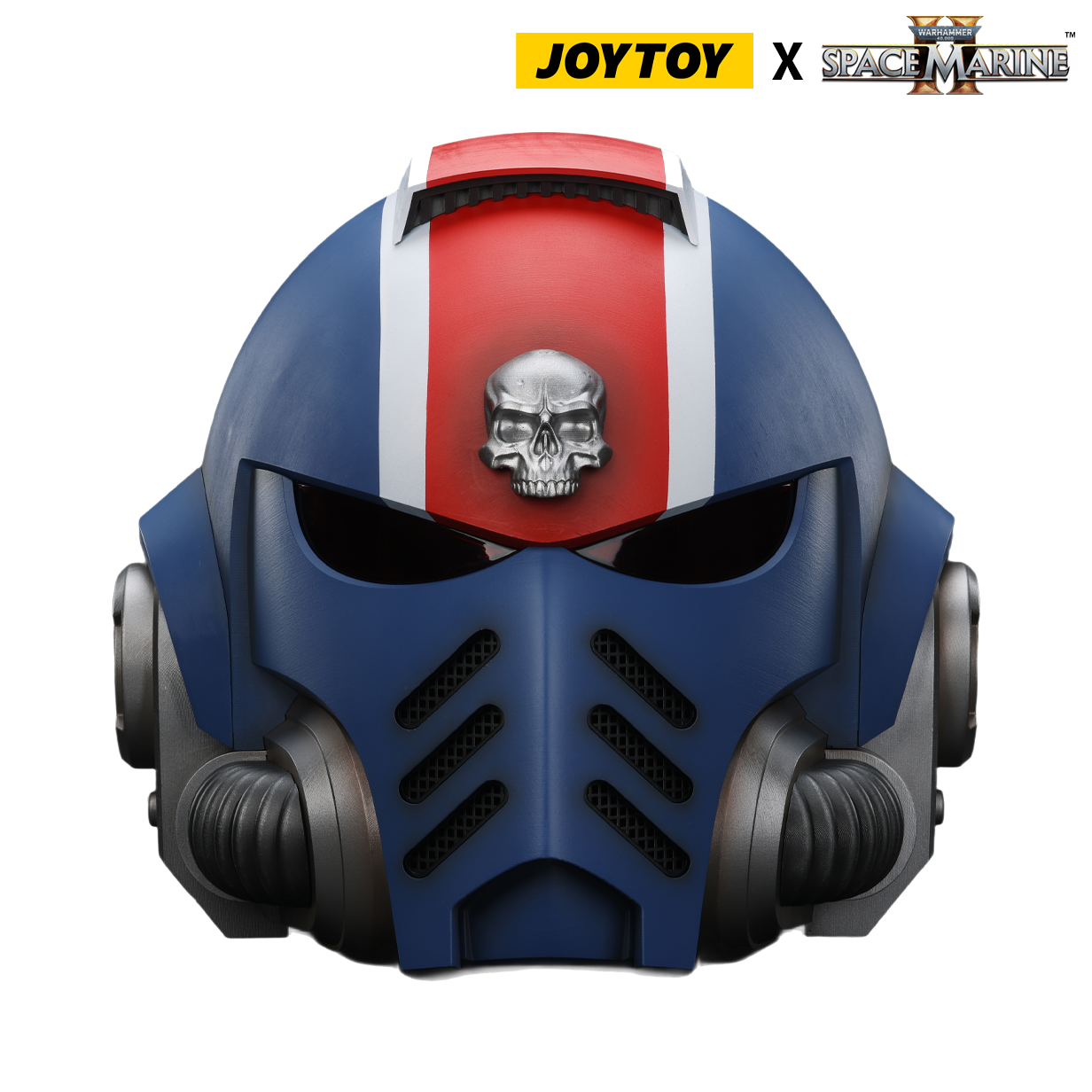 JoyToy Warhammer 40,000: Space Marine 2 Lieutenant Titus’ Mk X Helmet (1:1 Scale) Preorder