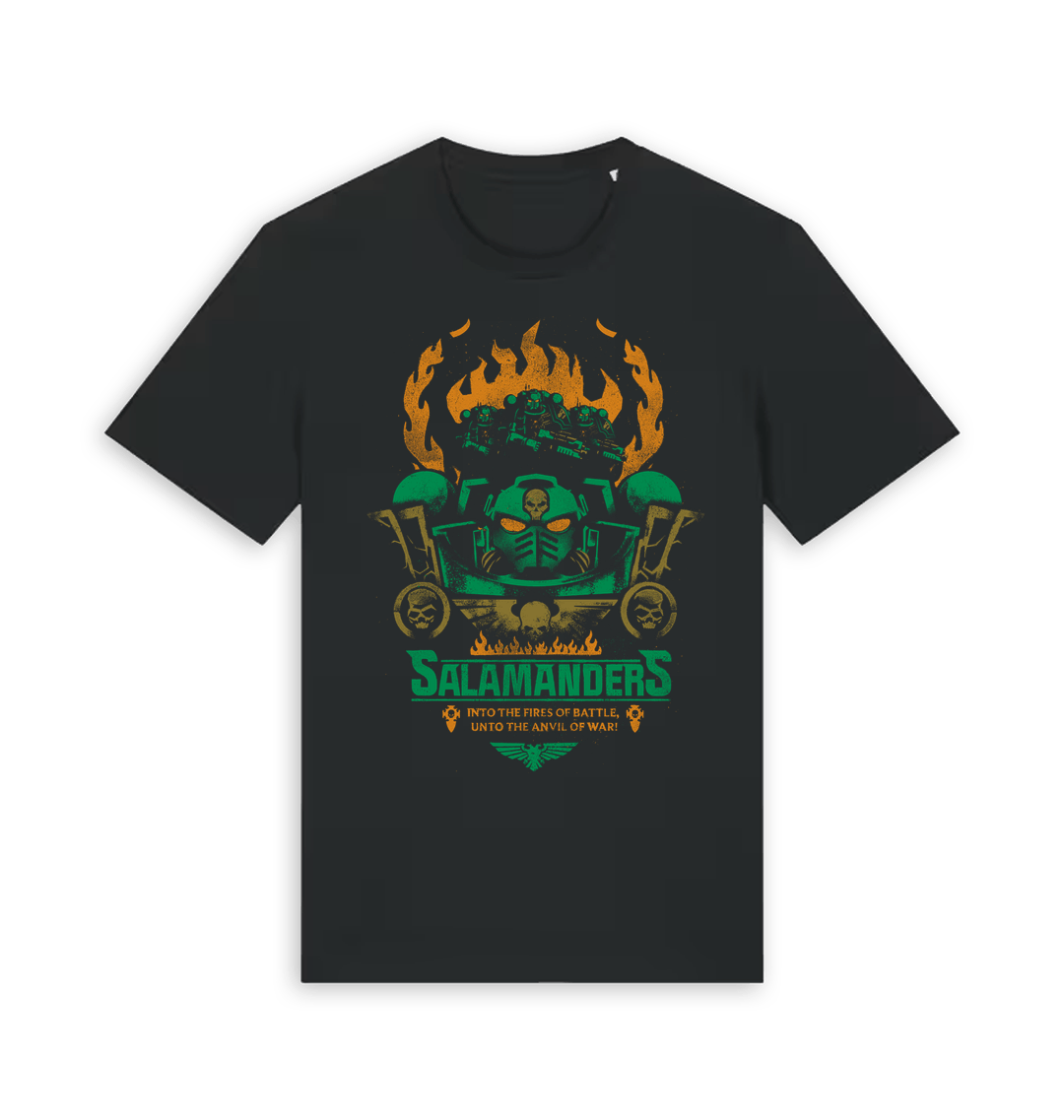 Black Printed T-shirt Front