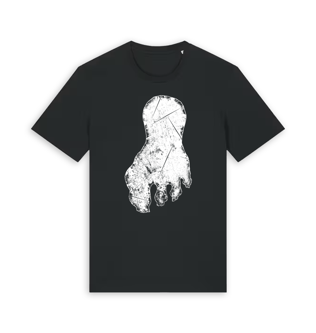 Black Printed T-shirt Front