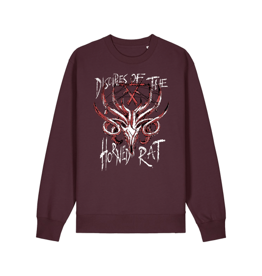 Red Brown Printed Sweater Front