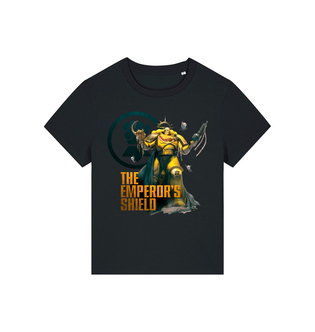 Black Printed T-shirt Front