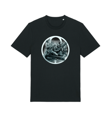 Black Printed T-shirt