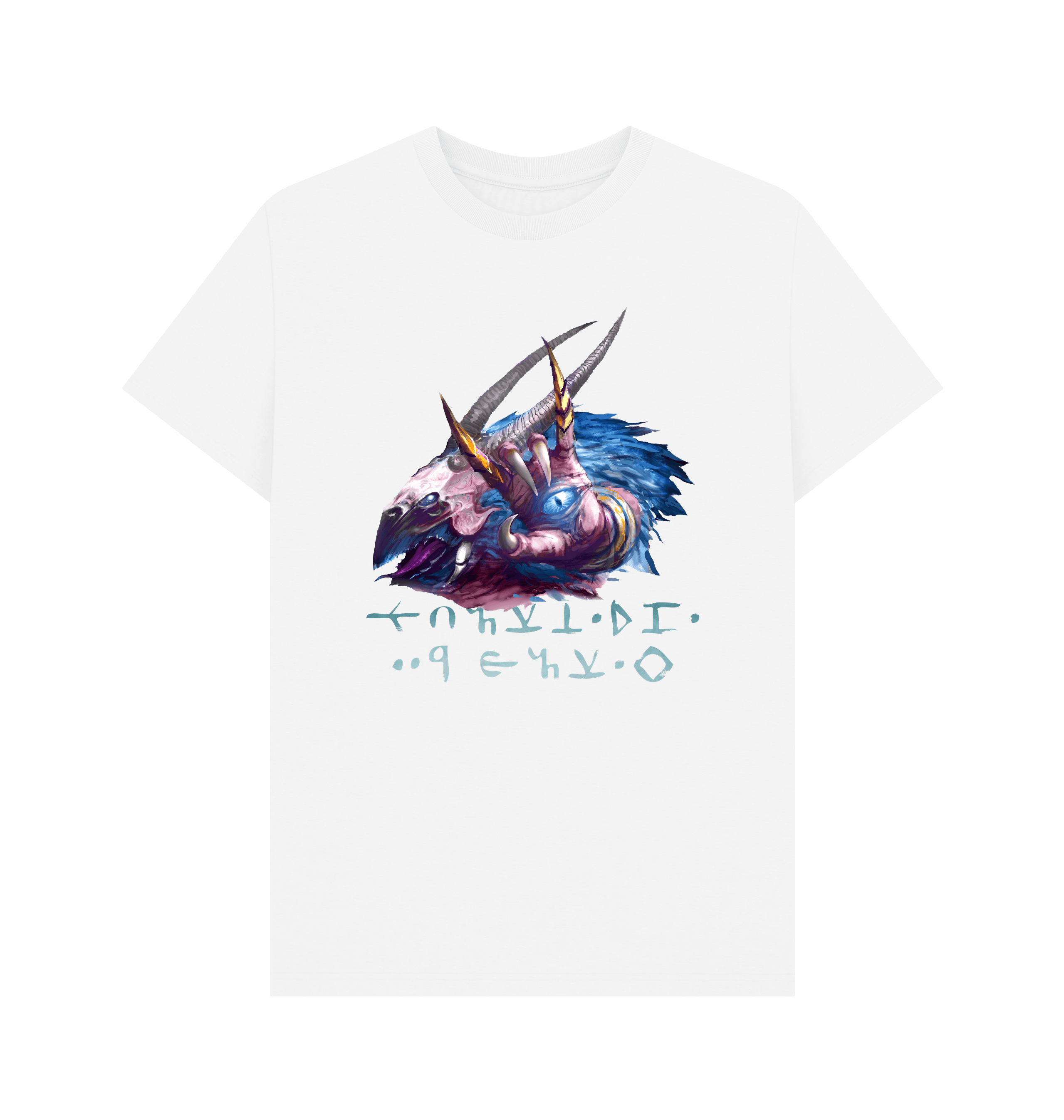 Herald of Tzeentch White T Shirt MERCH.WARHAMMER.COM