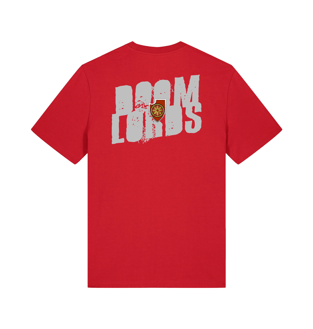 Red Printed T-shirt Back