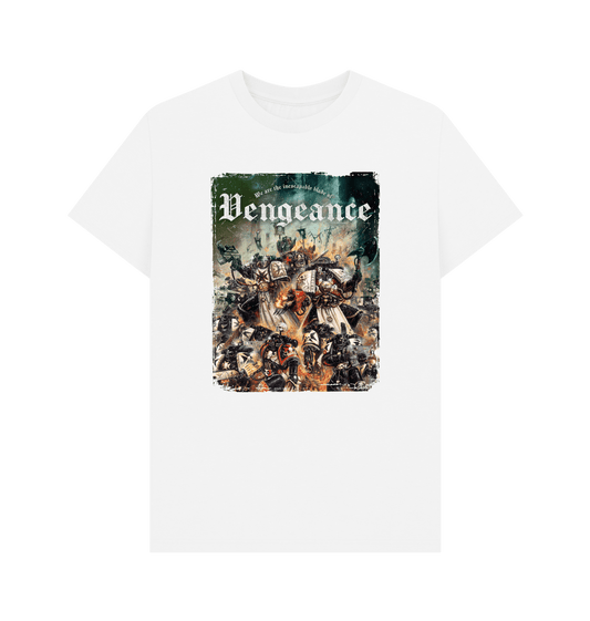 White Black Templars: Vengance White T Shirt