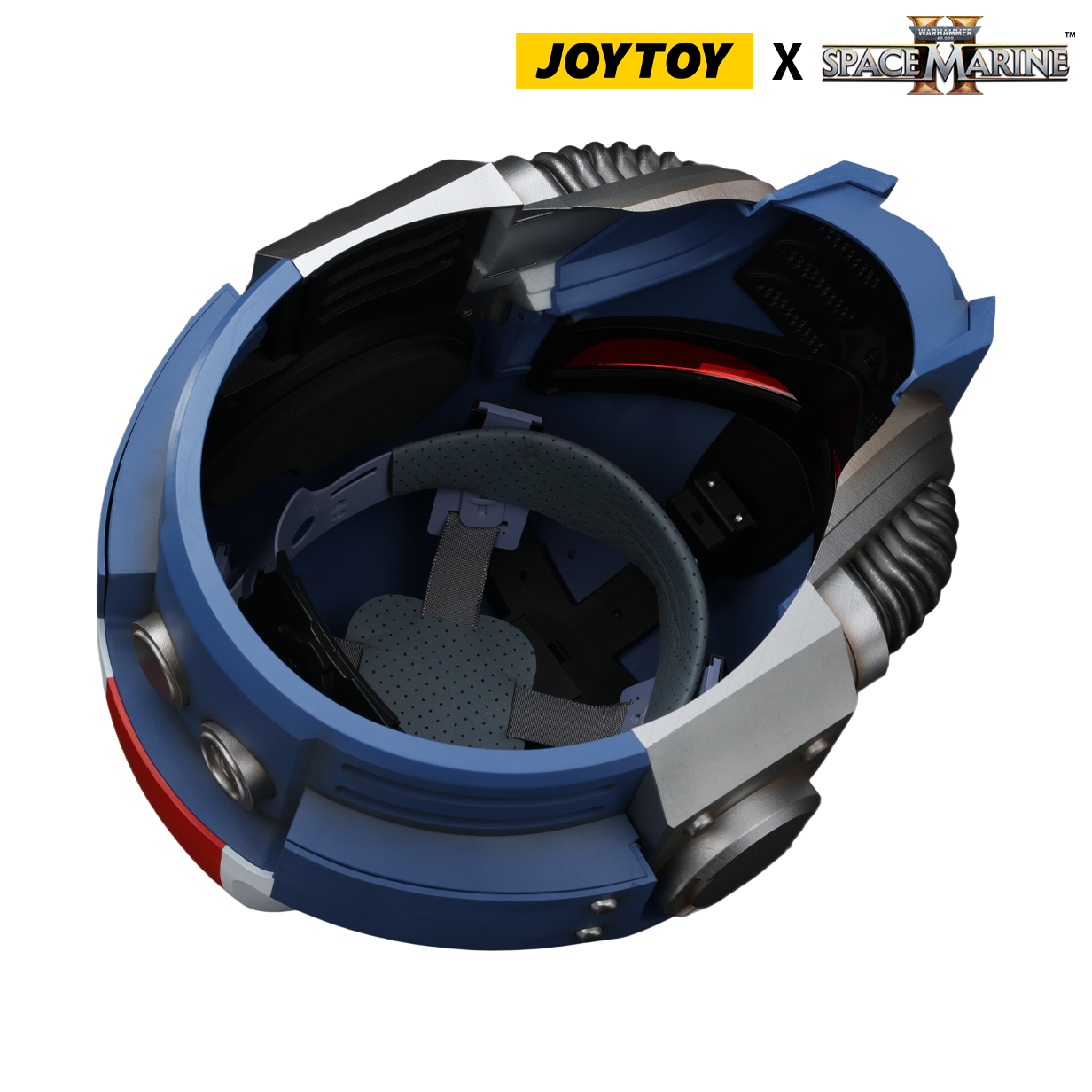 JoyToy Warhammer 40,000: Space Marine 2 Lieutenant Titus’ Mk X Helmet (1:1 Scale) Preorder