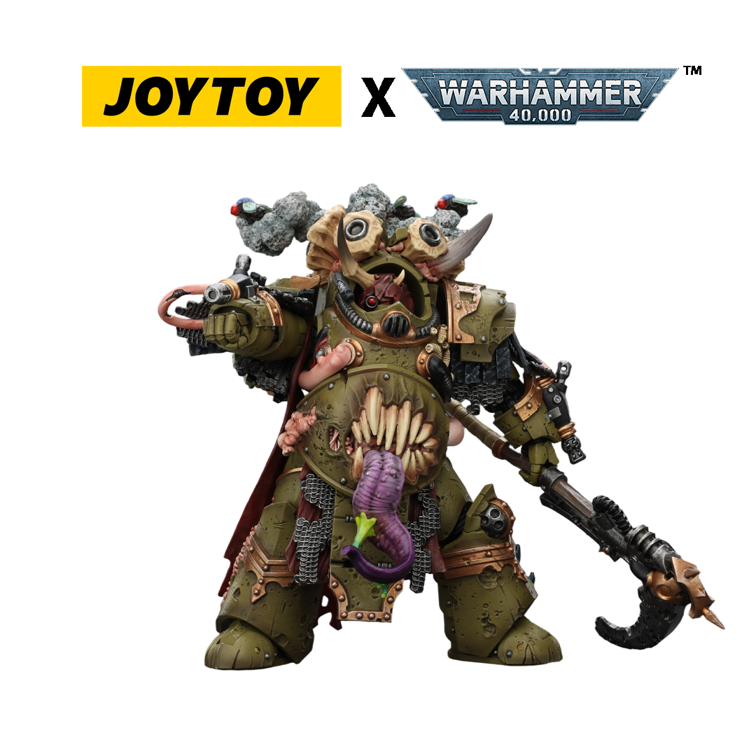 JoyToy Warhammer 40,000 Action Figure - Death Guard, Deathshroud Terminator Champion (1/18 Scale) Preorder