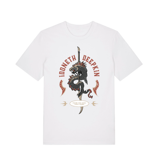 White Printed T-shirt Front