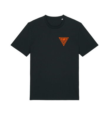 Black Printed T-shirt Front