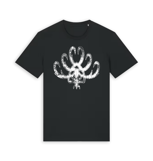 Black Printed T-shirt Front