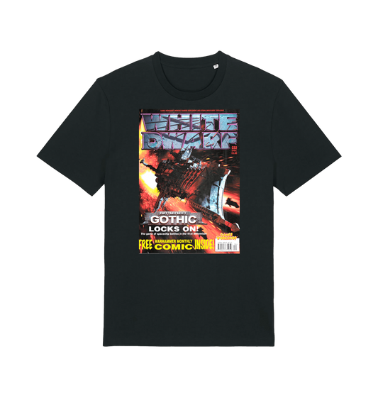 Black Printed T-shirt Front