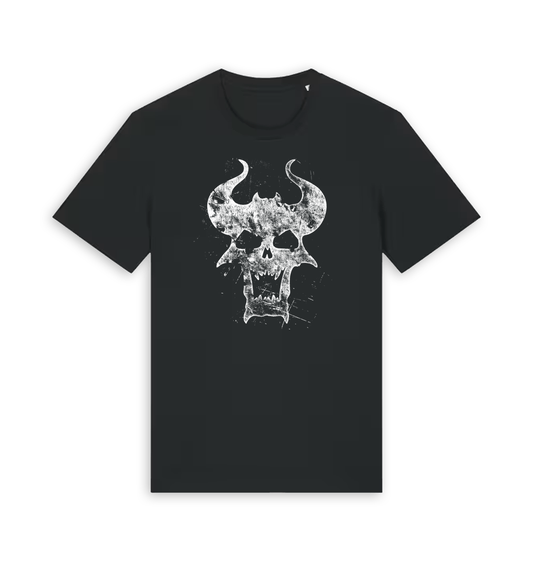 Black Printed T-shirt Front