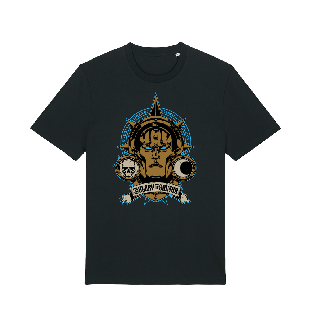 Black Printed T-shirt Front