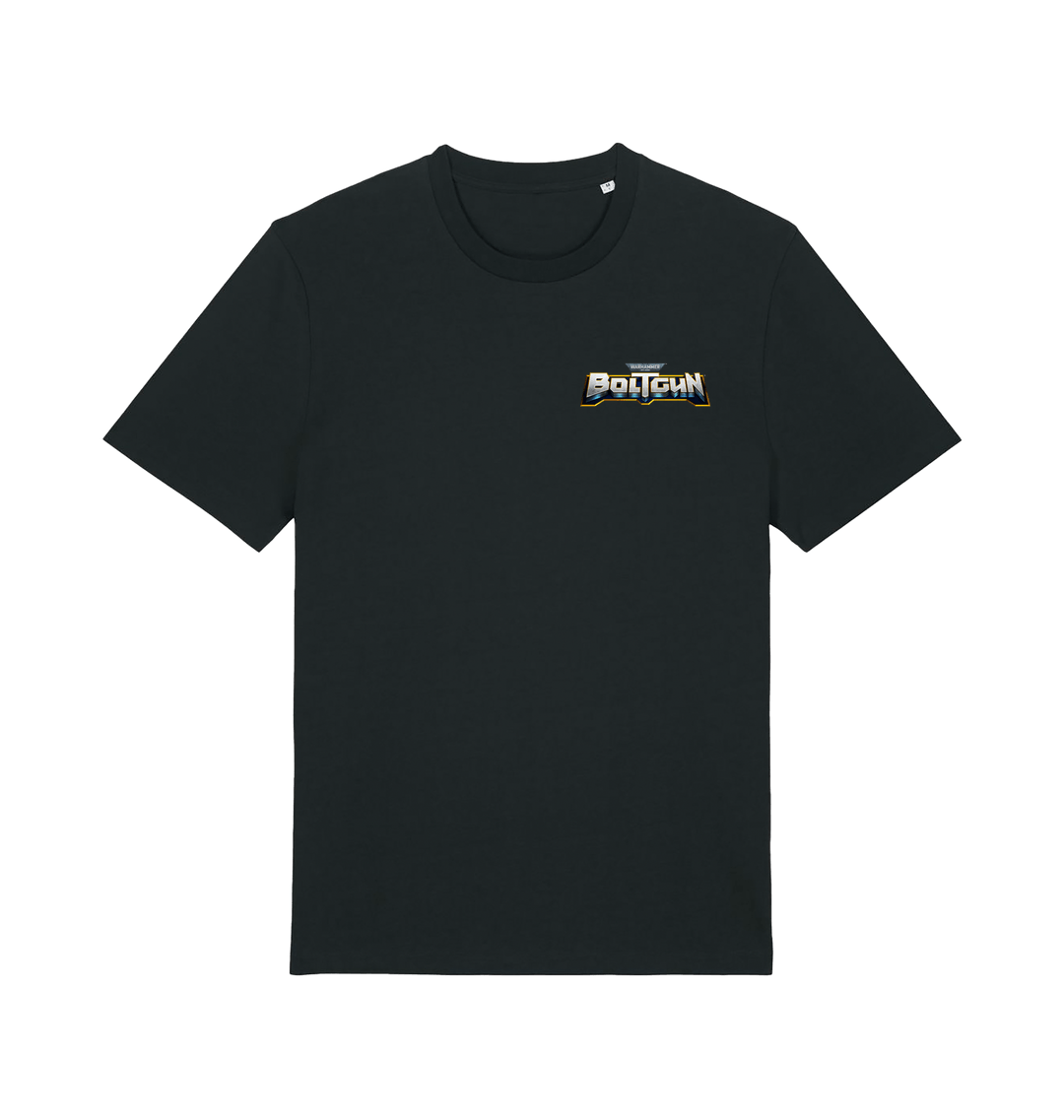 Black Printed T-shirt Front