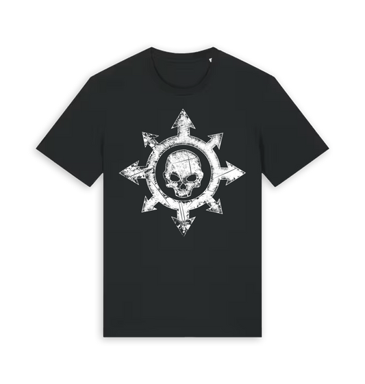 Black Printed T-shirt Front