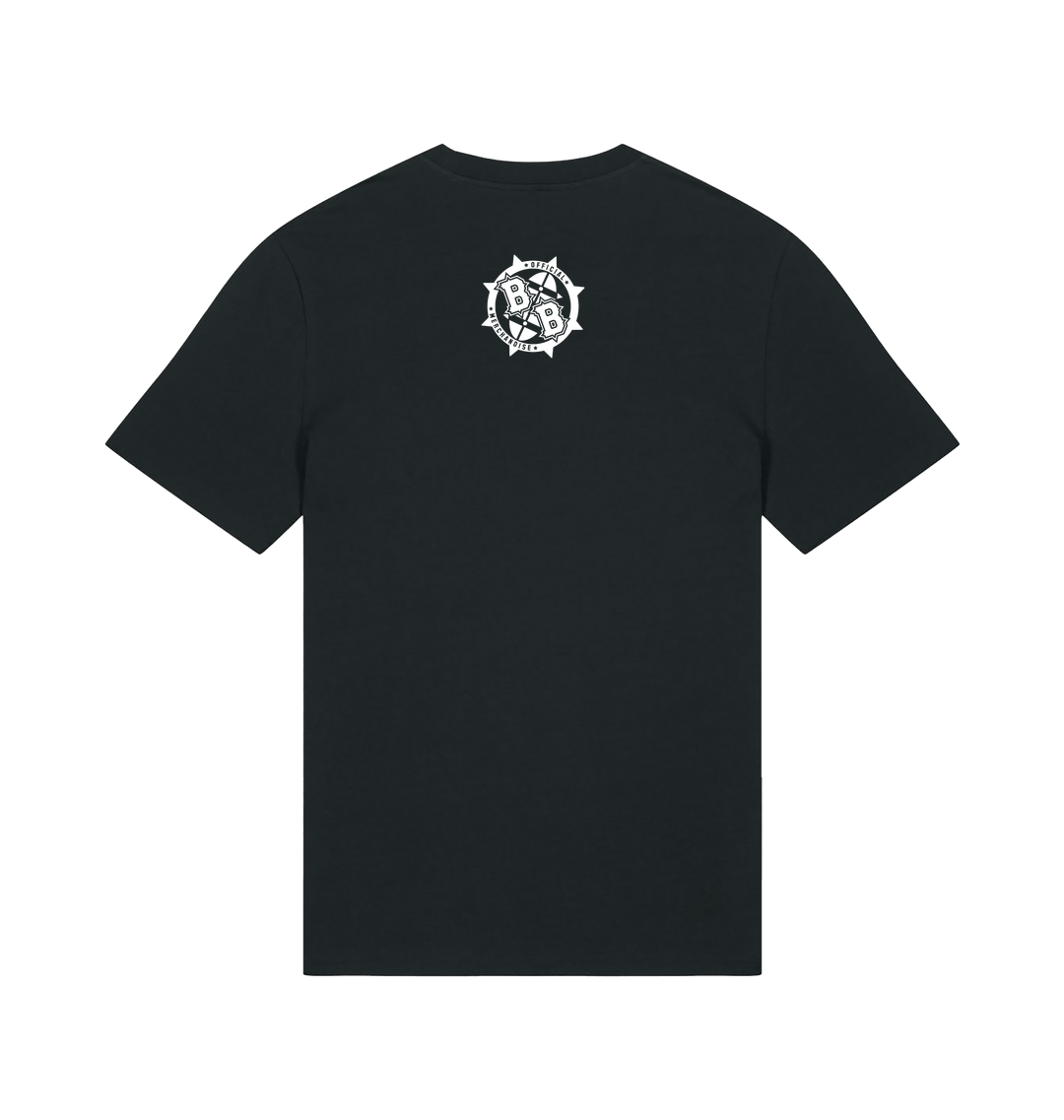 Black Printed T-shirt Back