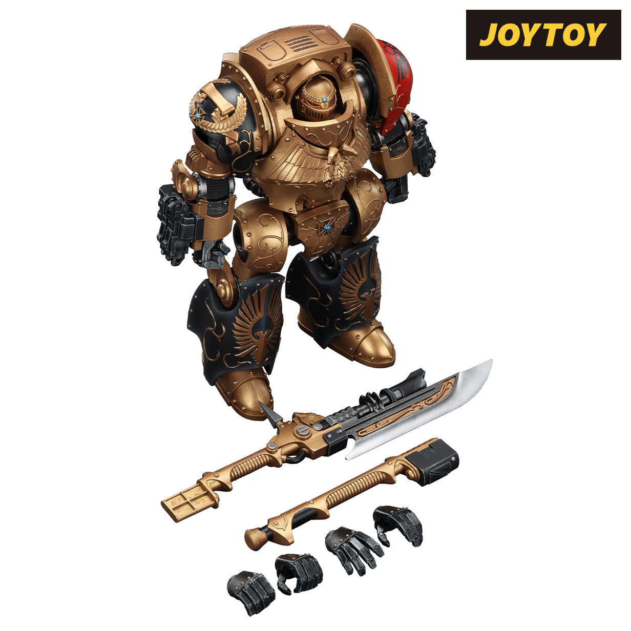 JoyToy Warhammer The Horus Heresy Action Figure - Legio Custodes, Contemptor-Achillus Dreadnought (1/18 Scale) Preorder