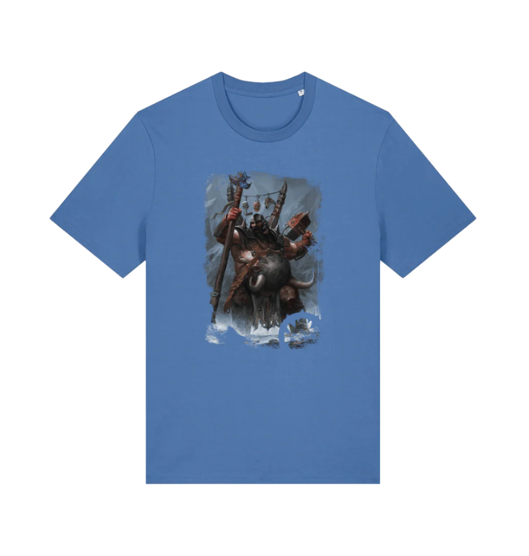 Bright Blue Printed T-shirt