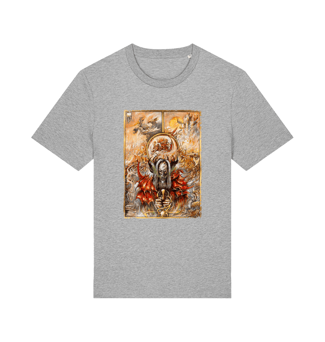 Heather Grey Printed T-shirt