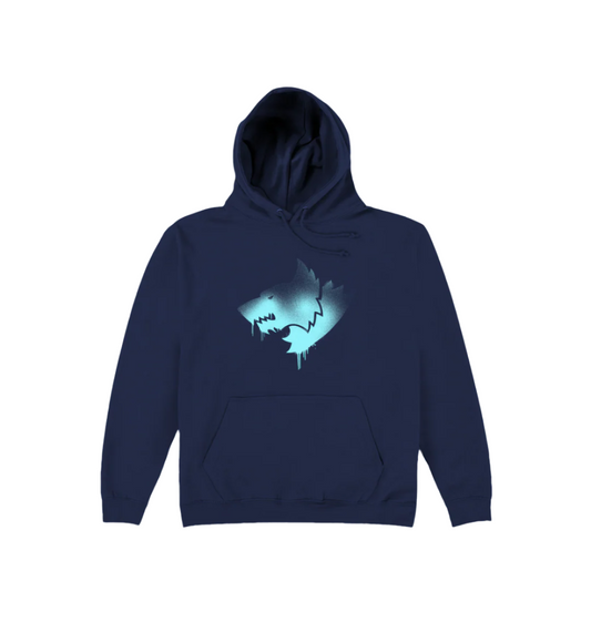 Oxford Navy Printed Hoody