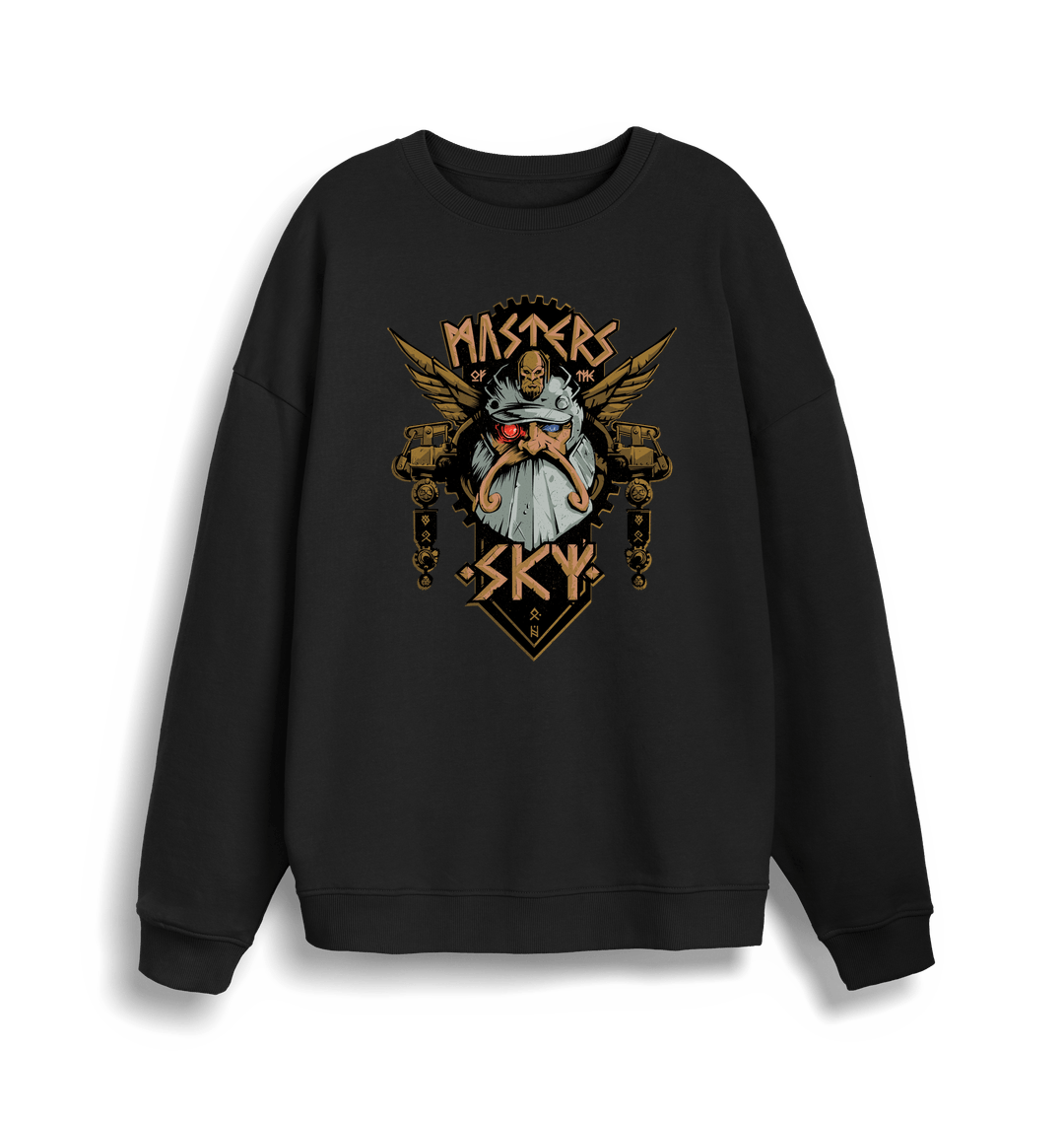 Black Printed Sweater