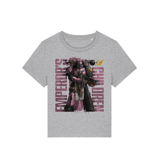Heather Grey Printed T-shirt Front