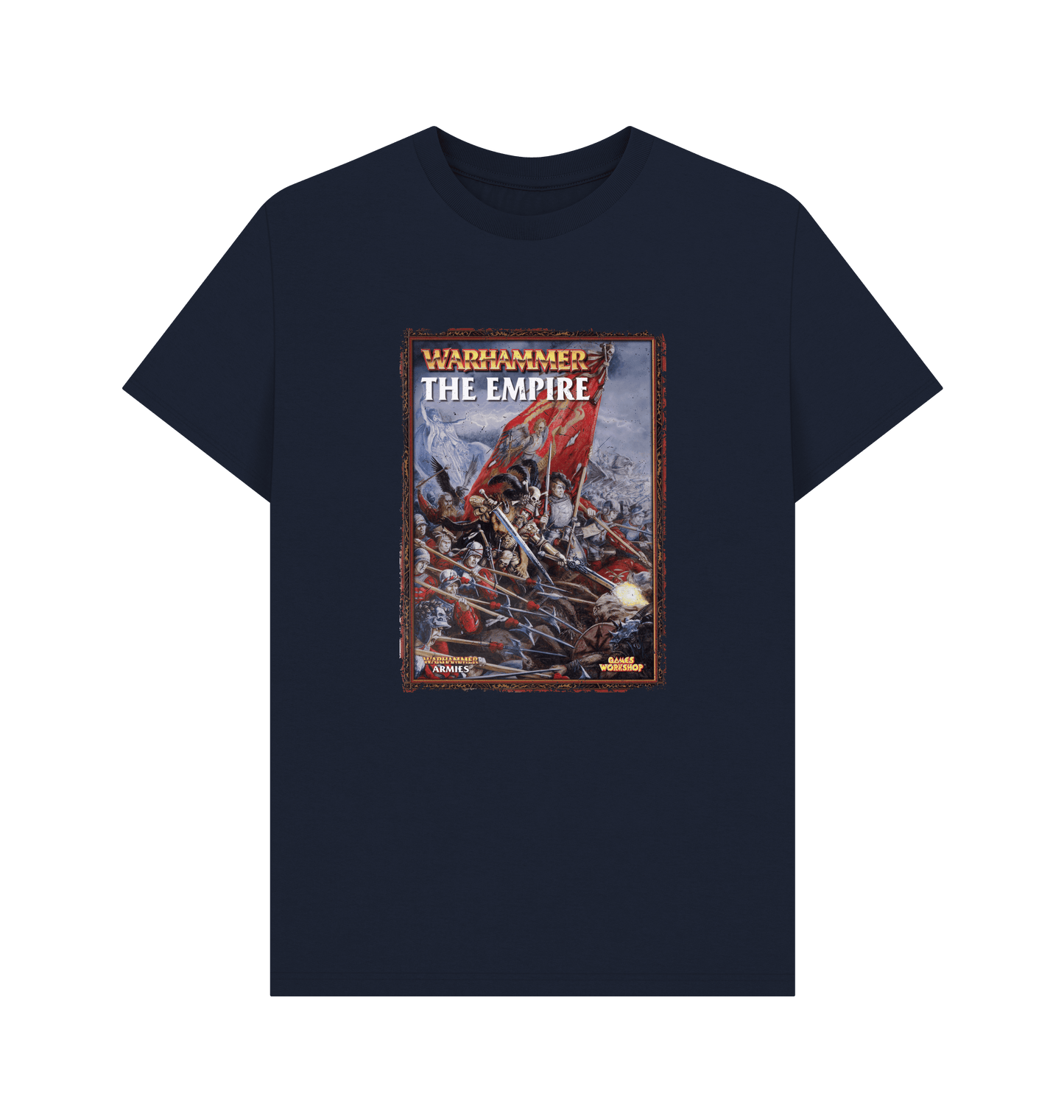Navy Blue Warhammer Fantasy Battle 7th Edition - The Empire T Shirt
