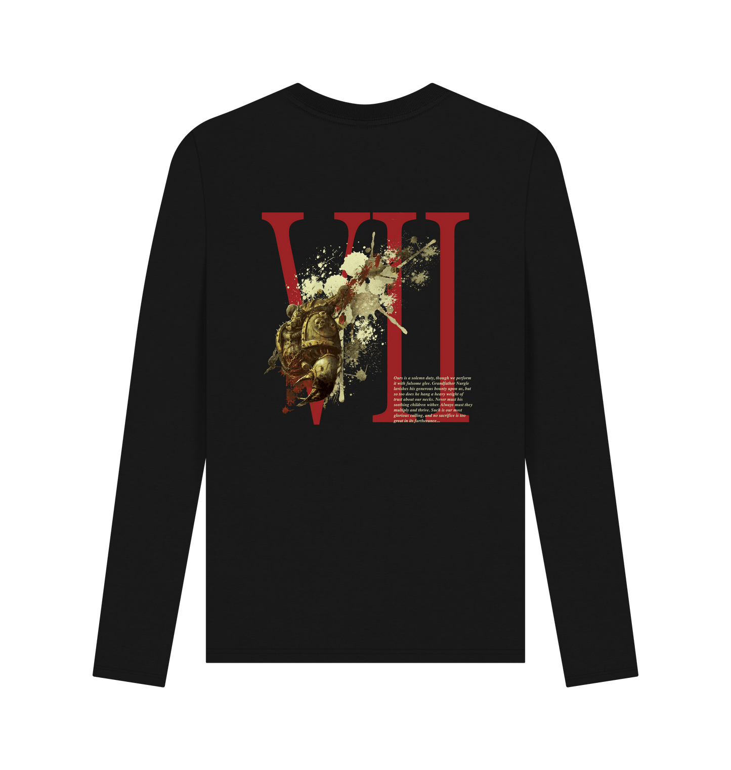 Death Guard Chaos Long Sleeved T Shirt