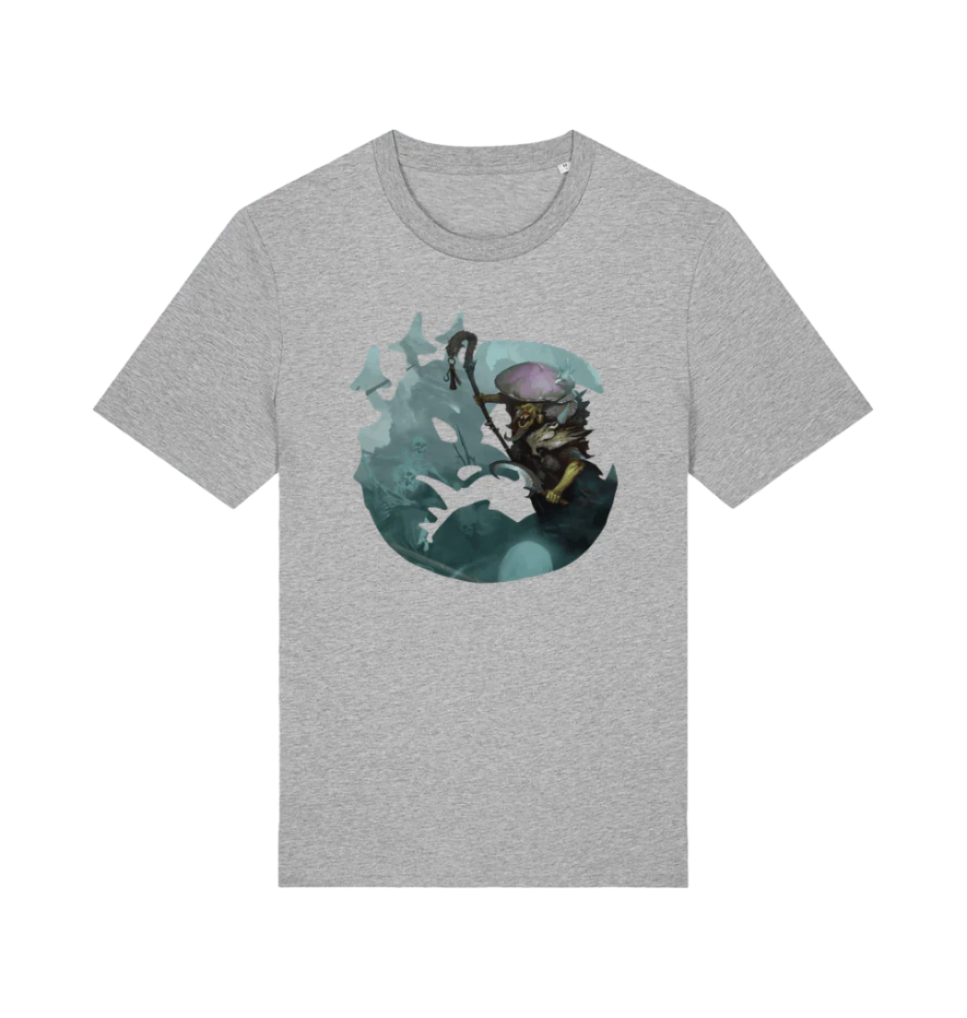 Heather Grey Printed T-shirt