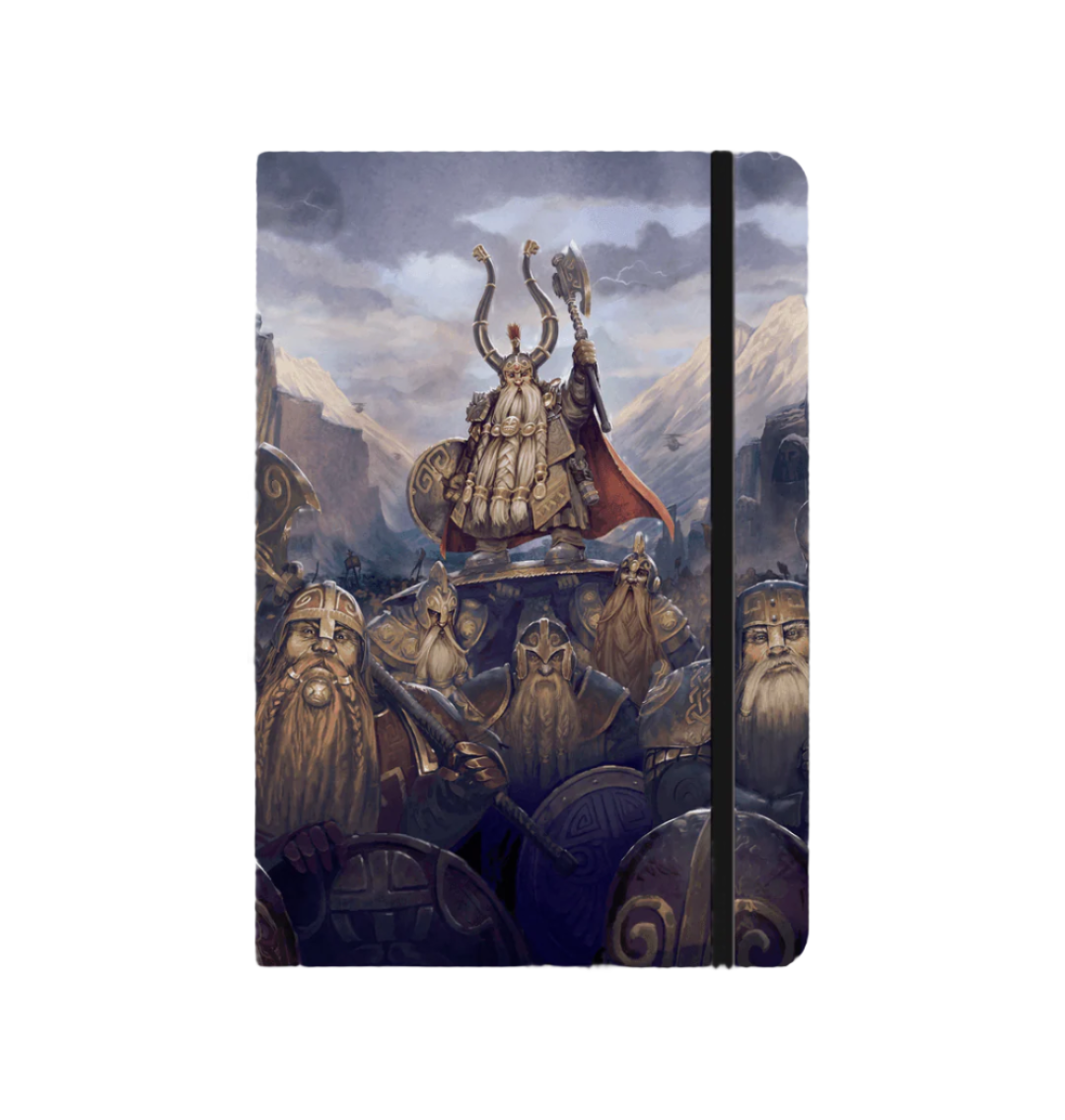 Black Warhammer The Old World Dwarfen Mountain Holds Notebook