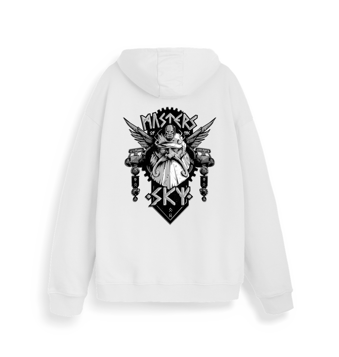 White Printed Sweater