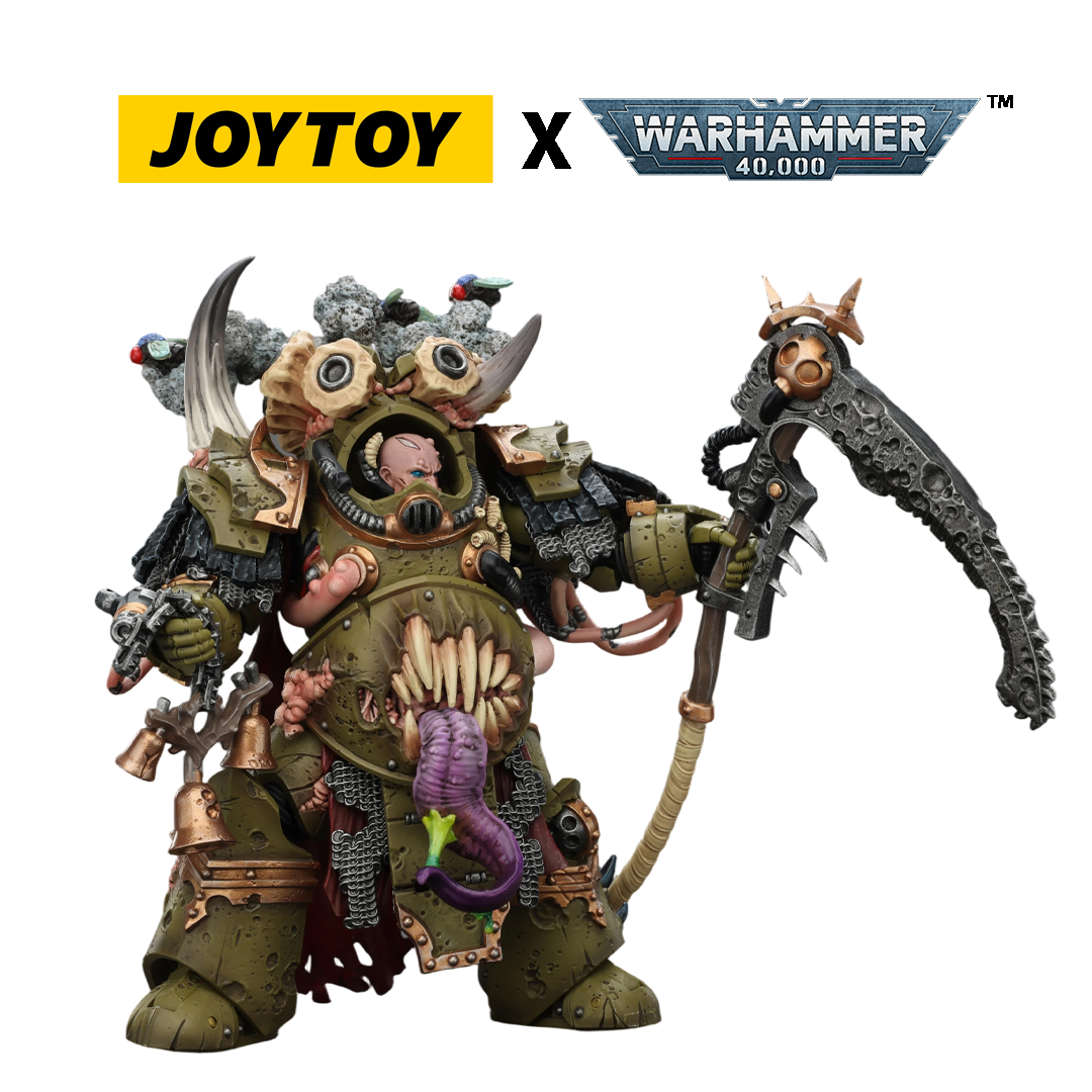 JoyToy Warhammer 40,000 Action Figure - Death Guard, Deathshroud Terminator Champion (1/18 Scale) Preorder