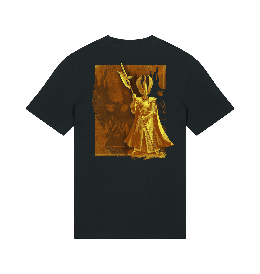 Black Printed T-shirt Back