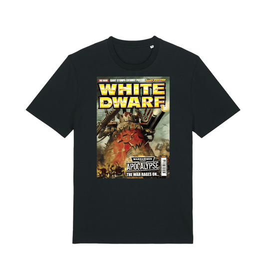 Black Printed T-shirt Front